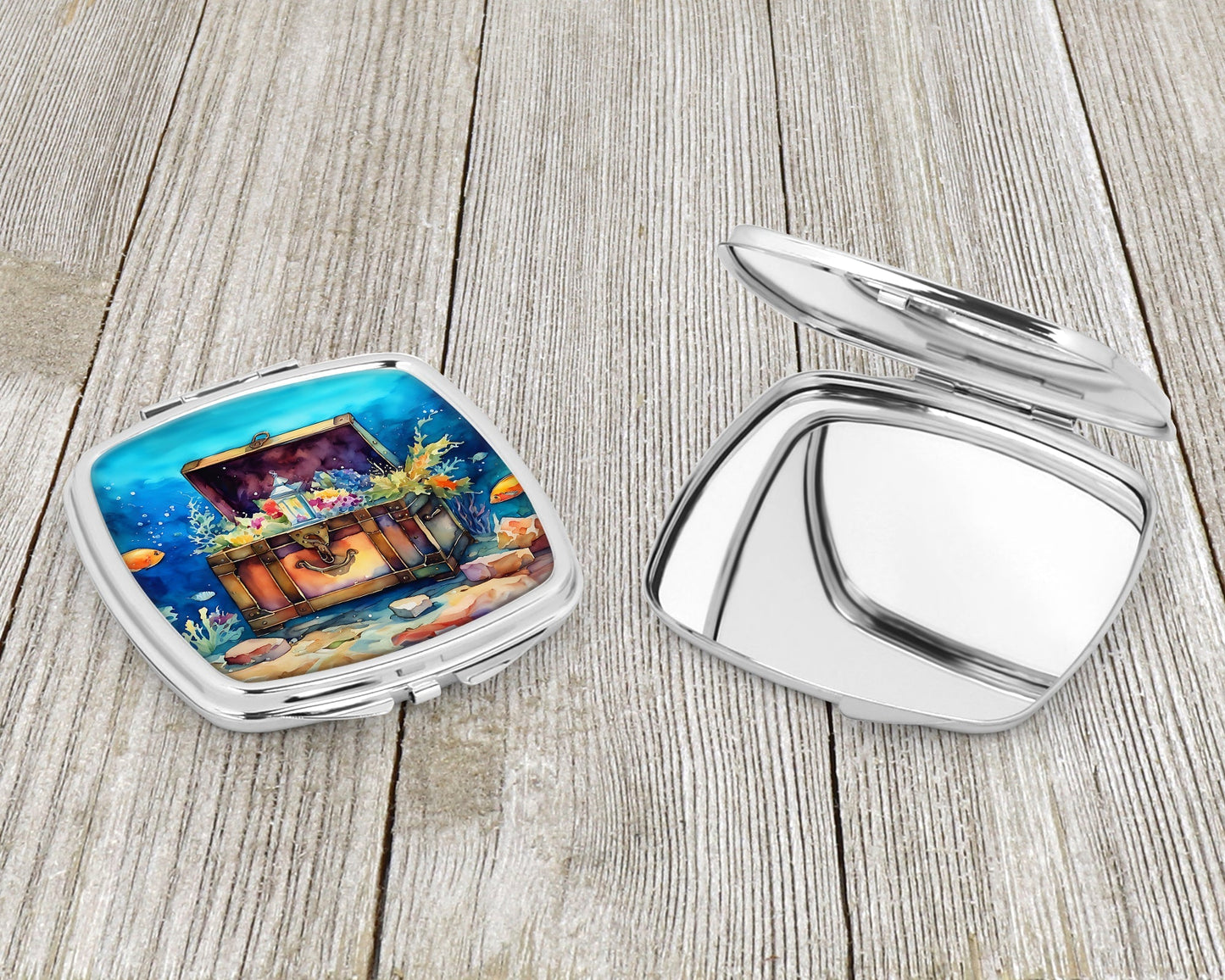 Treasure Chest Compact Mirror