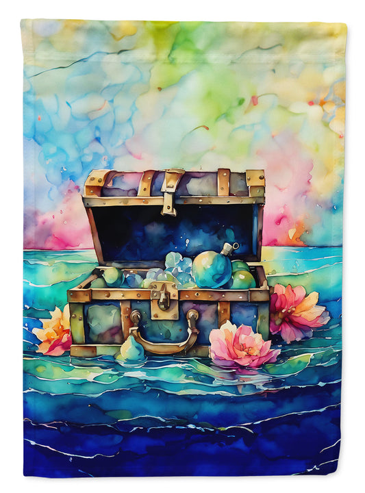 Treasure Chest Garden Flag