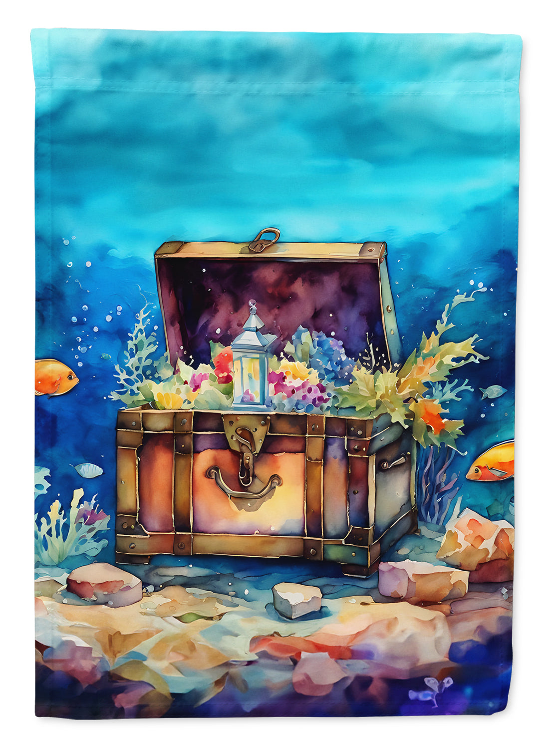 Treasure Chest Garden Flag