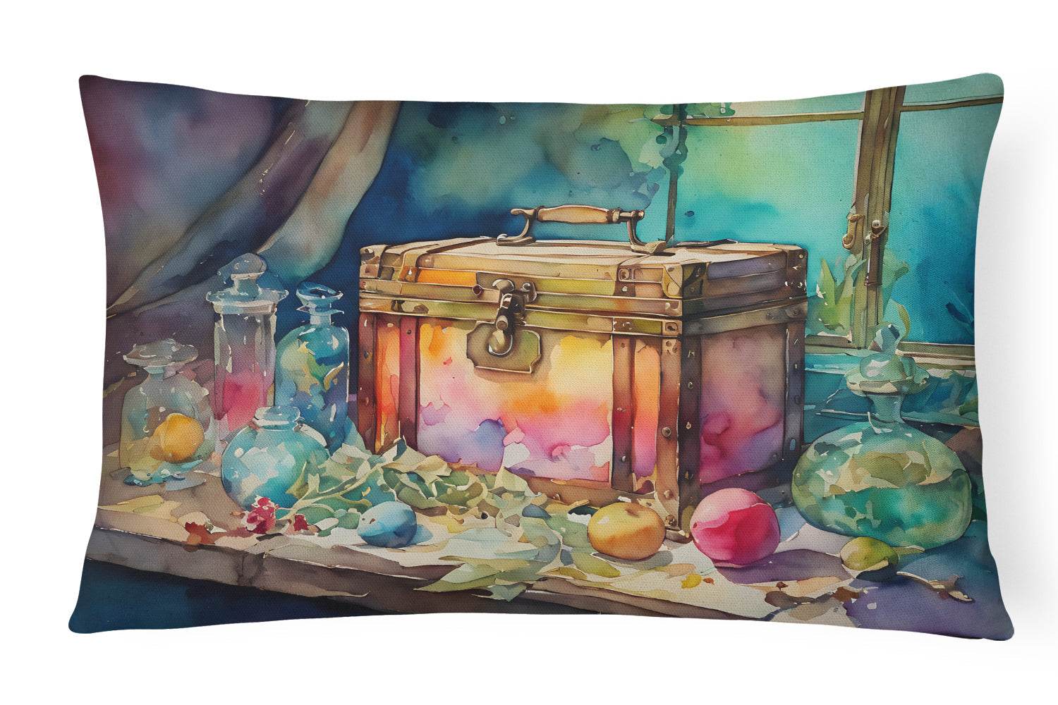 Treasure Chest Throw Pillow - 