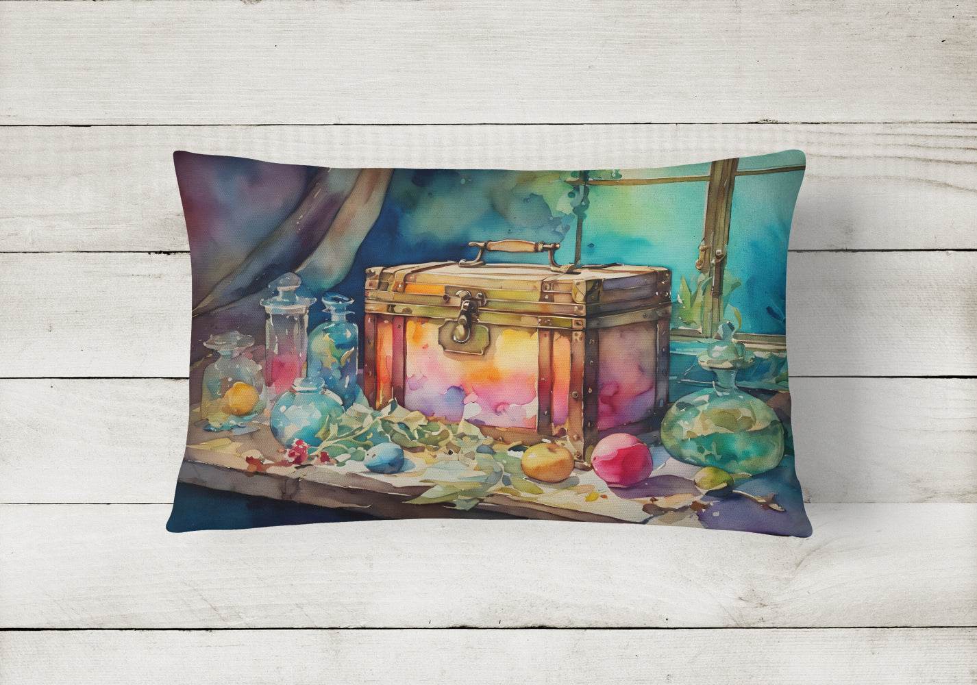 Treasure Chest Throw Pillow - 