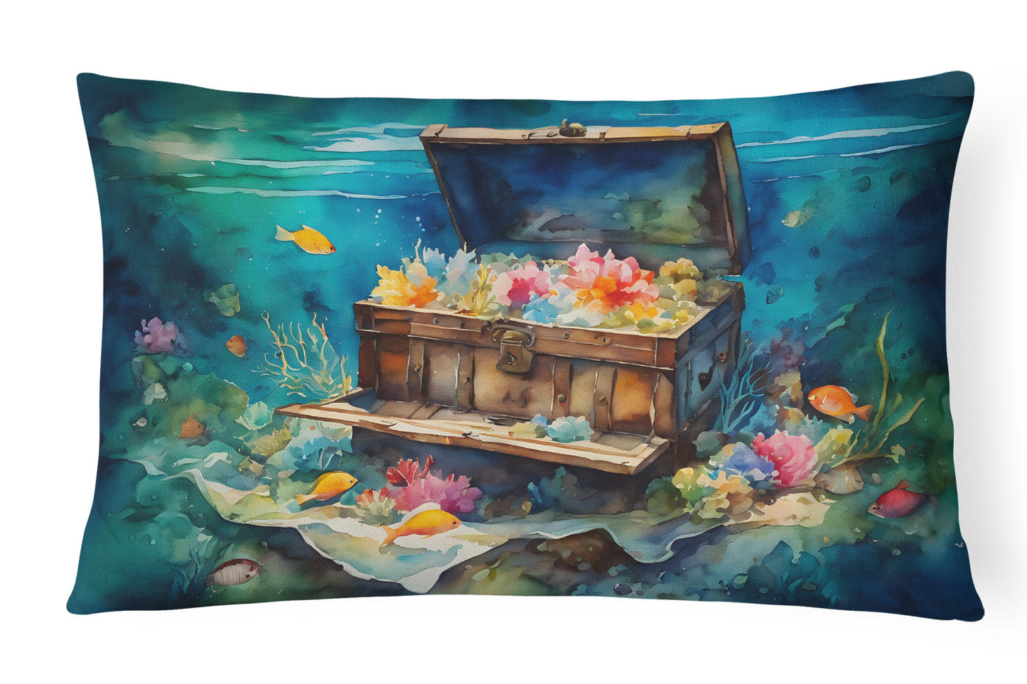 Treasure Chest Throw Pillow