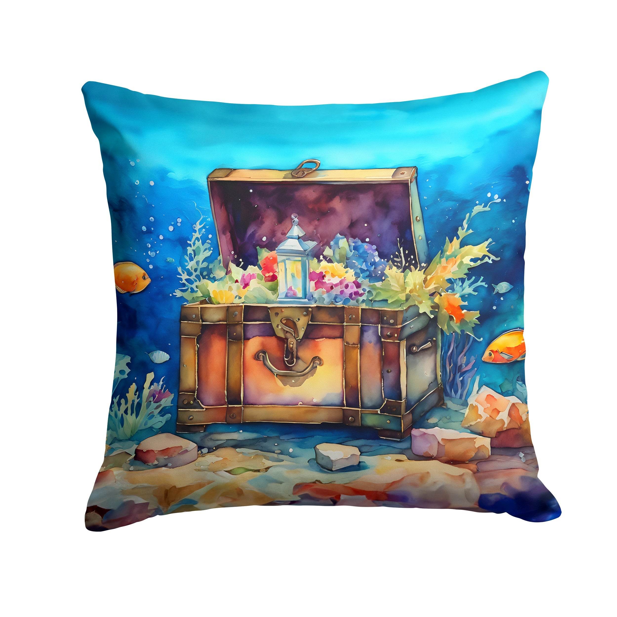 Treasure Chest Throw Pillow - 