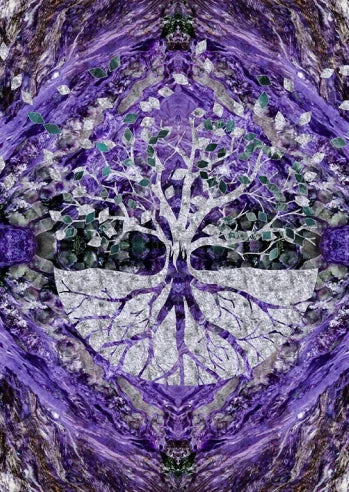 Tree Of Life Viking Art Diy Velvet AB Diamond Painting Full Diamond Mosaic Yggdrasil Tree Embroidery Picture Cross Home Decor