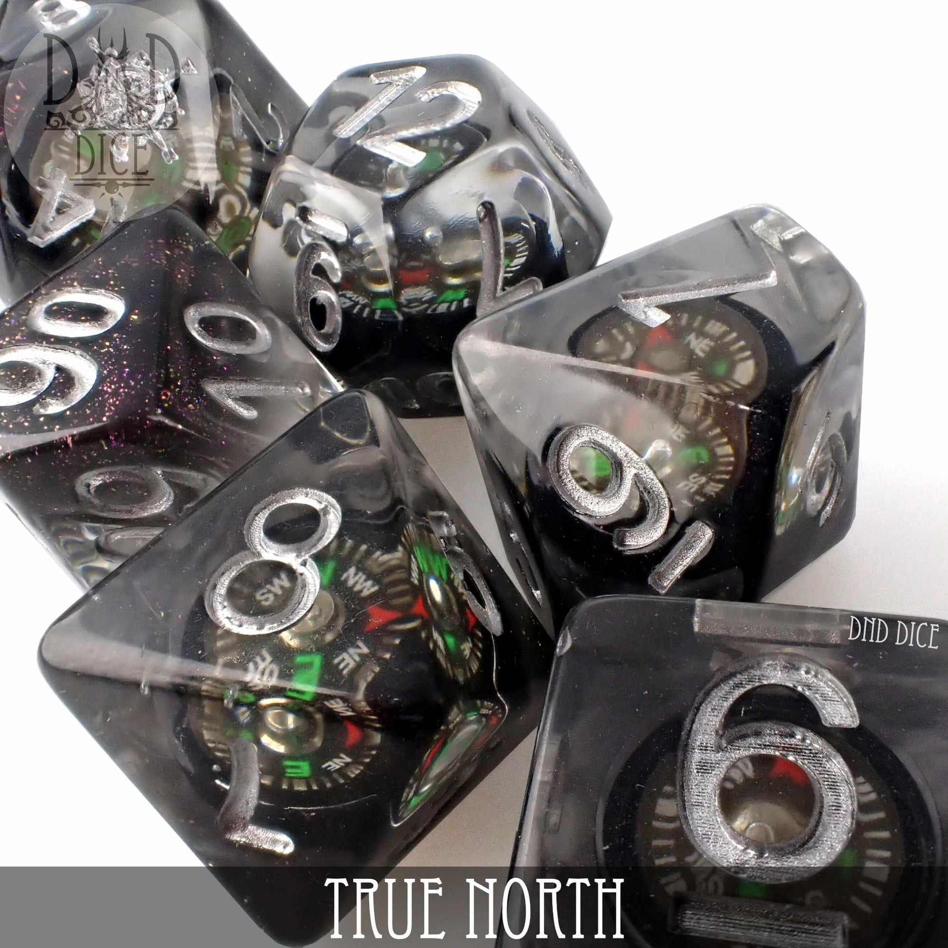 True North Dice Set (Real Compass)