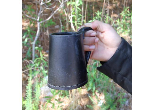 Tudor Tankard Leather Drinking Vessel