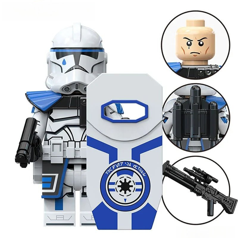 Tup 501st Clone Trooper Star Wars Lego Minifigures Custom Toys S3