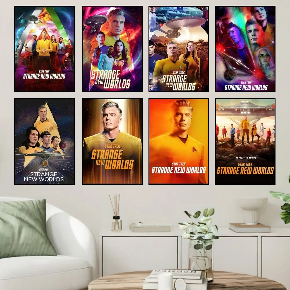 TV S-Star T-Trek S-Strange N-New W-Worlds Poster Home Prints Wall Painting Bedroom Living Room Decoration Office