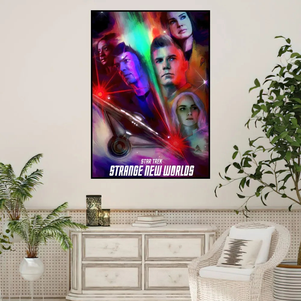 TV S-Star T-Trek S-Strange N-New W-Worlds Poster Home Prints Wall Painting Bedroom Living Room Decoration Office