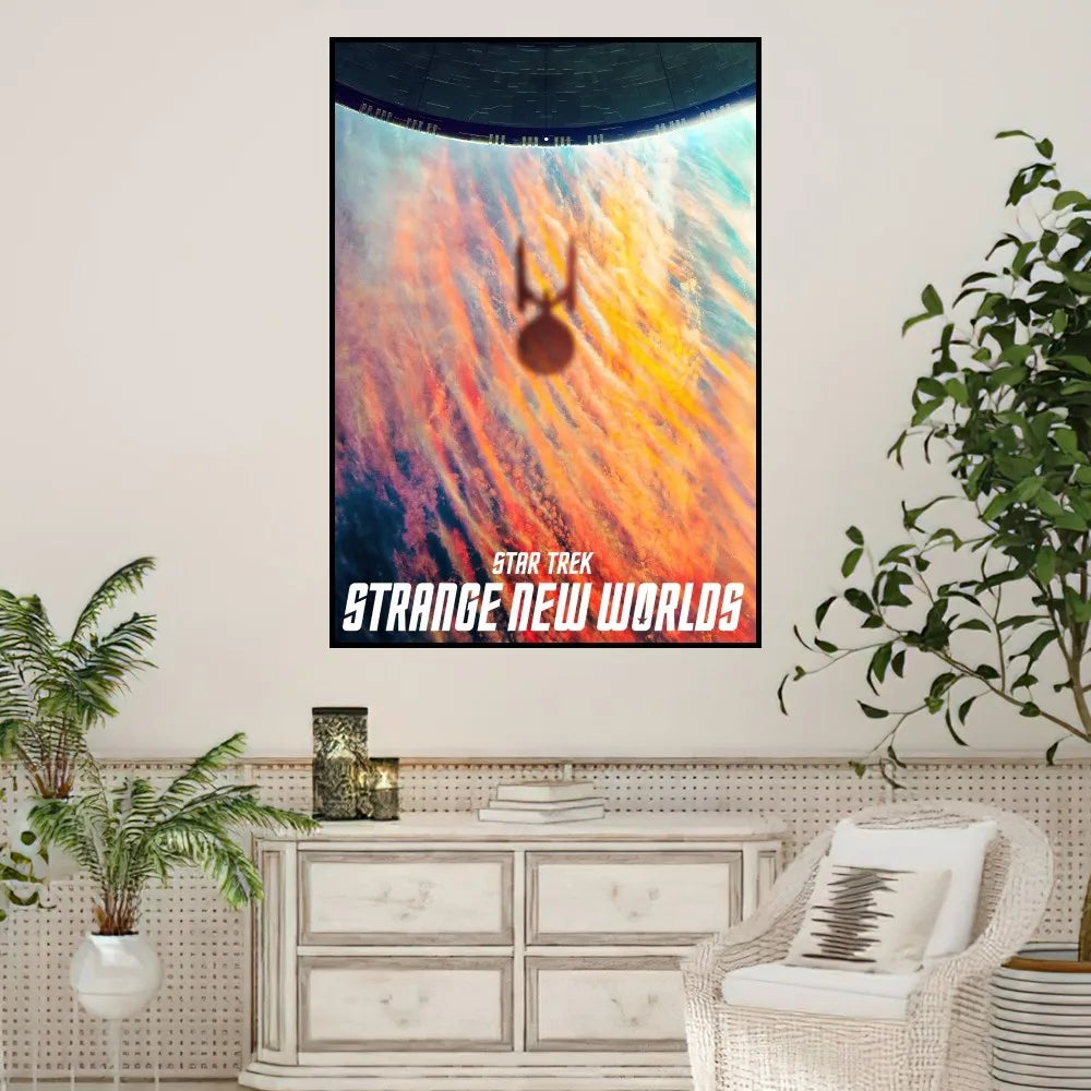 TV S-Star T-Trek S-Strange N-New W-Worlds Poster Home Prints Wall Painting Bedroom Living Room Decoration Office