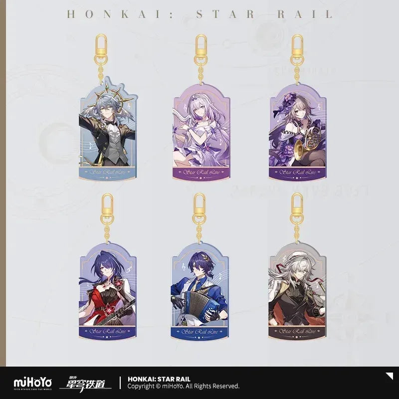 LIVE Series Quicksand Acrylic Keychain Honkai: Star Rail