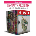 Fantasy Creatures: Adult Coloring Book Collection