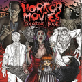 Horror Movies Adult Coloring Book