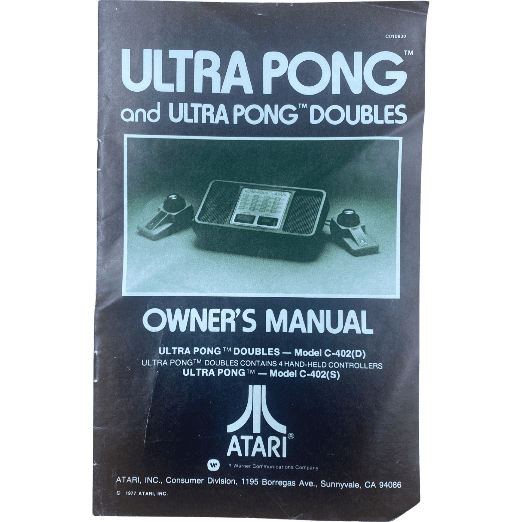 Ultra Pong Doubles by Atari (With Original Box)