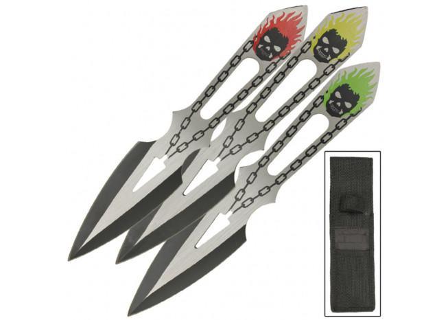 Unchained Demon 3 Piece Pro-Balance Throwing Knives