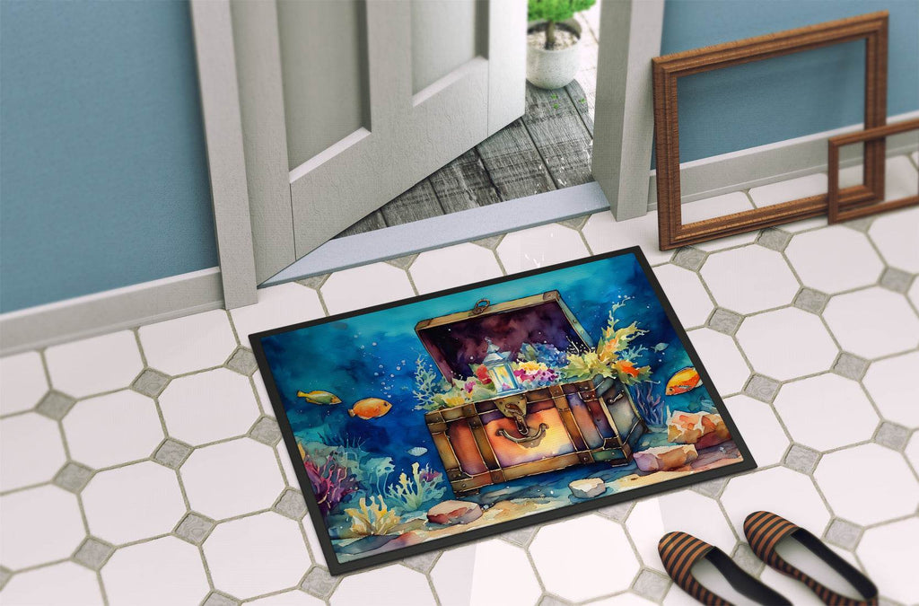 Under the sea Treasure Chest Doormat 24x36in - Role-Players