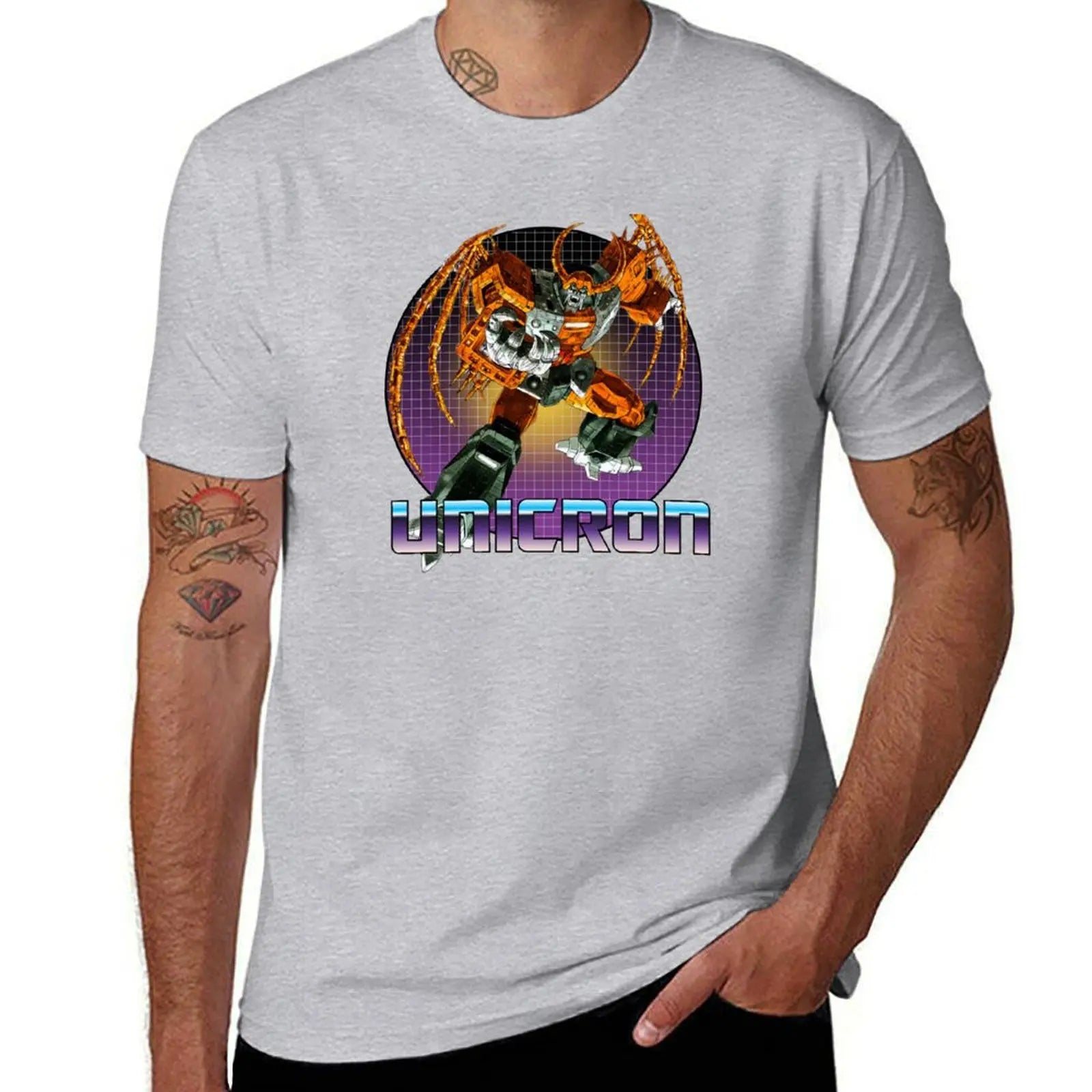 Unicron Decepticon Transformer G1 V2 T-Shirt customizeds customs design your own for a boy shirts graphic tees Men's clothing