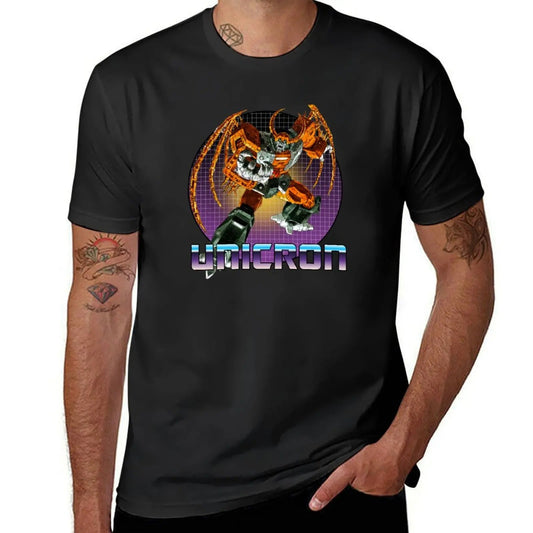 Unicron Decepticon Transformer G1 V2 T-Shirt customizeds customs design your own for a boy shirts graphic tees Men's clothing