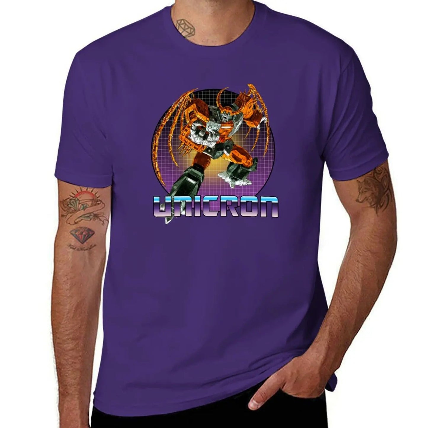 Unicron Decepticon Transformer G1 V2 T-Shirt customizeds customs design your own for a boy shirts graphic tees Men's clothing