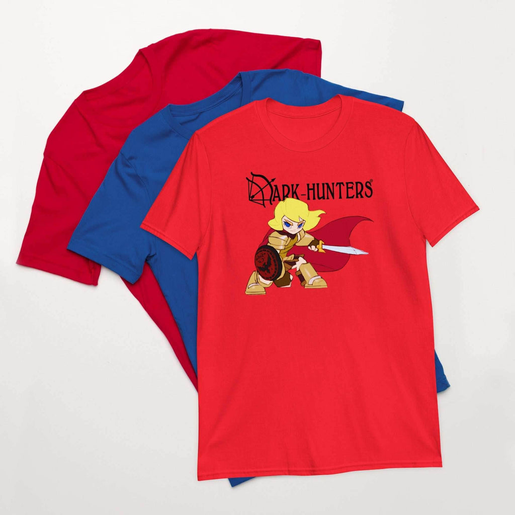 Styxx Dark-Hunter Black Logo Short-Sleeve Unisex T-Shirt - Red / S