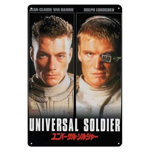 Universal Soldier metal poster 20x30cm