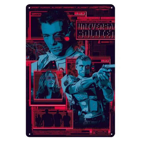 Universal Soldier metal poster 20x30cm