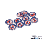 Full Color Infinity Faction Markers, 25mm (Bag of 10) - USAriadna / 25mm