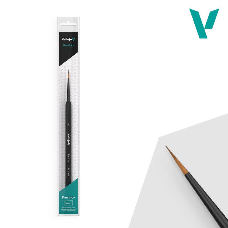 Hobby Brushes: Precision - Synthetic - Size 1 - 