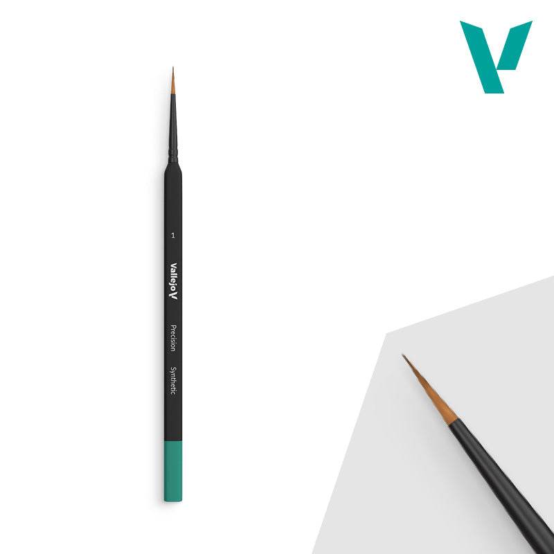 Hobby Brushes: Precision - Synthetic - Size 1 - 