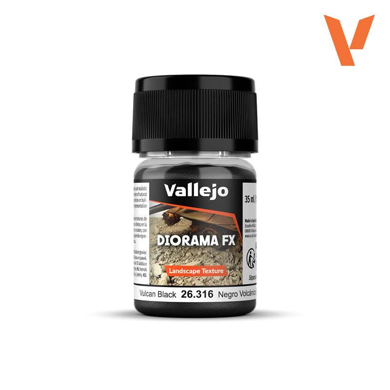 Diorama FX: Landscape Texture - Vulcan Black - 0.1-0.6 mm - 