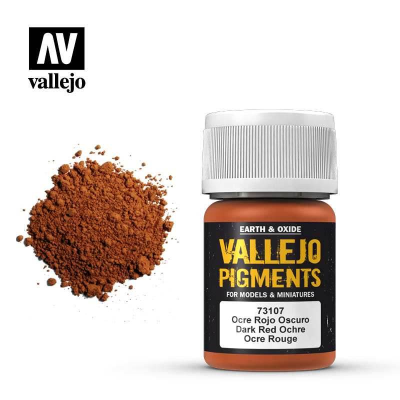 Vallejo Pigments: Dark Red Ochre - 