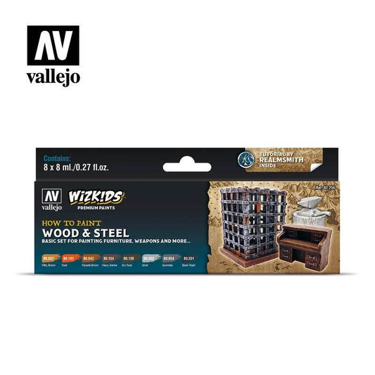 Wizkids Premium Paints: How to Paint Wood & Steel - 