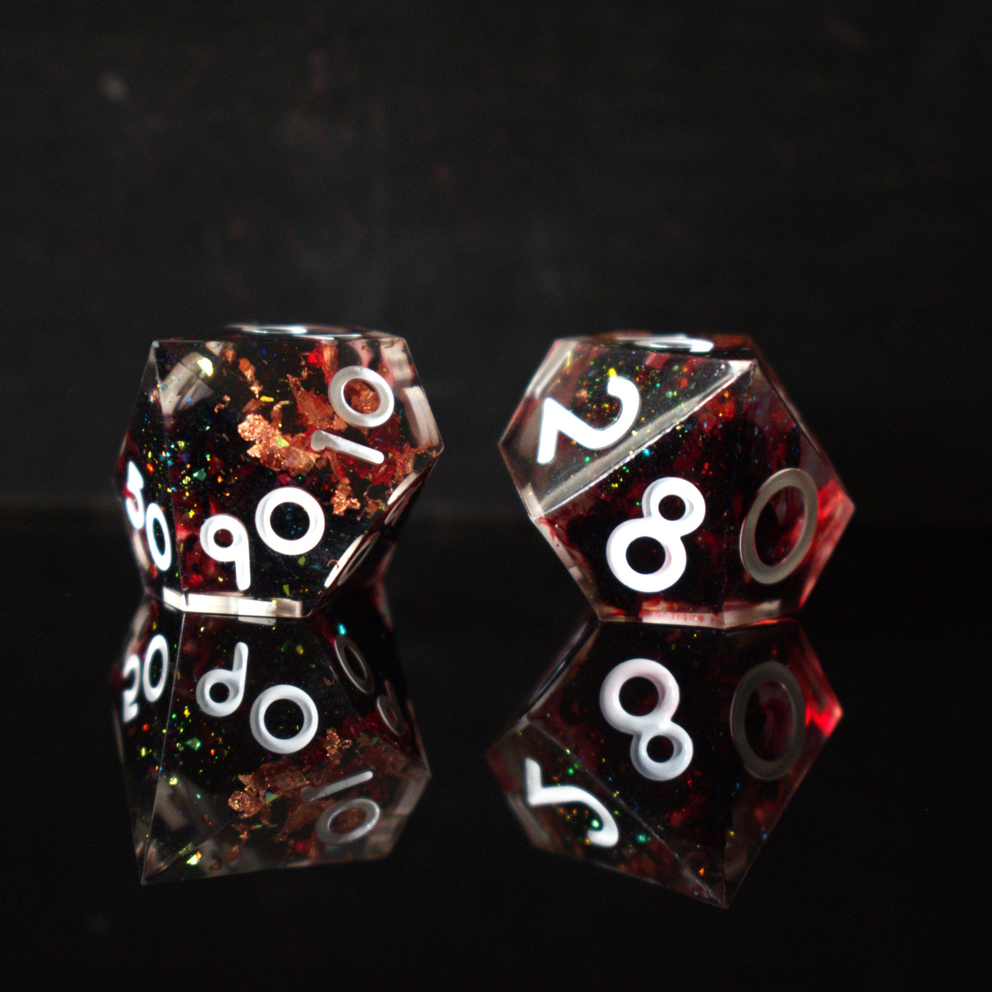 Vampiric Touch Sharp-Edged Resin Dice Set