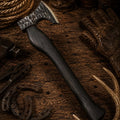 Vargoks Hand Forged Viking Axe – Black Hardwood Bearded Axe