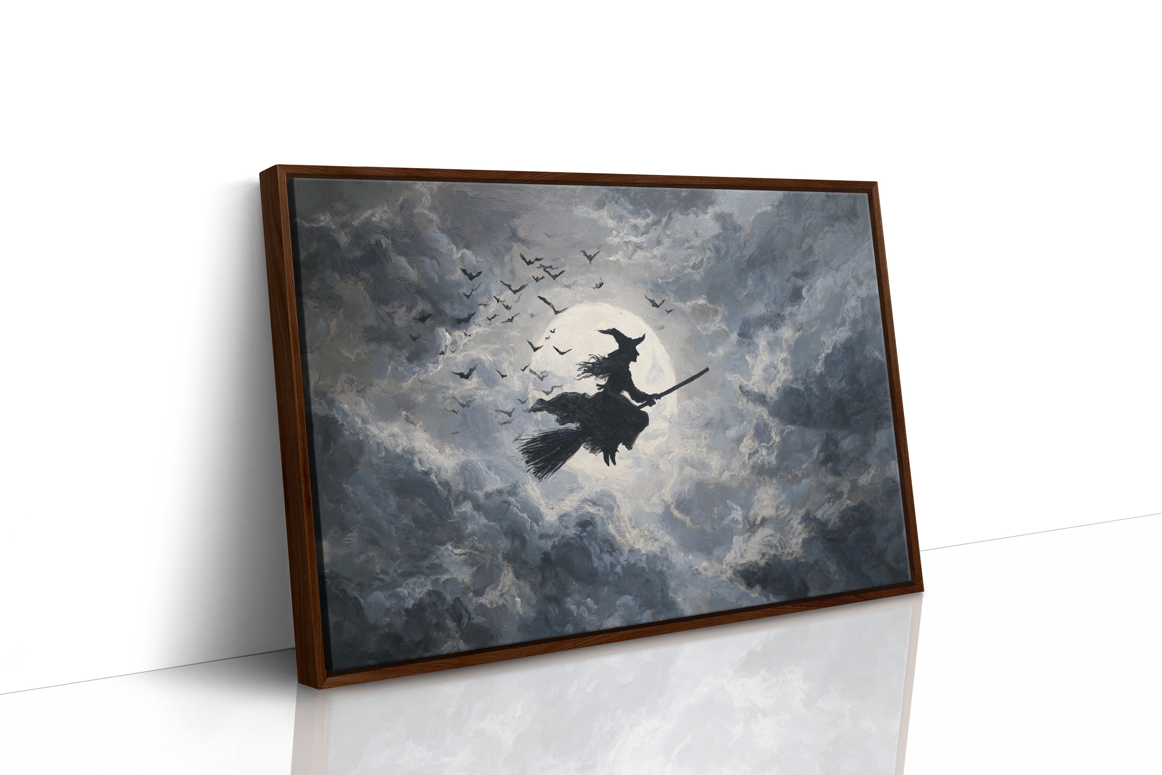Midnight Flight Under Moonlit Skies