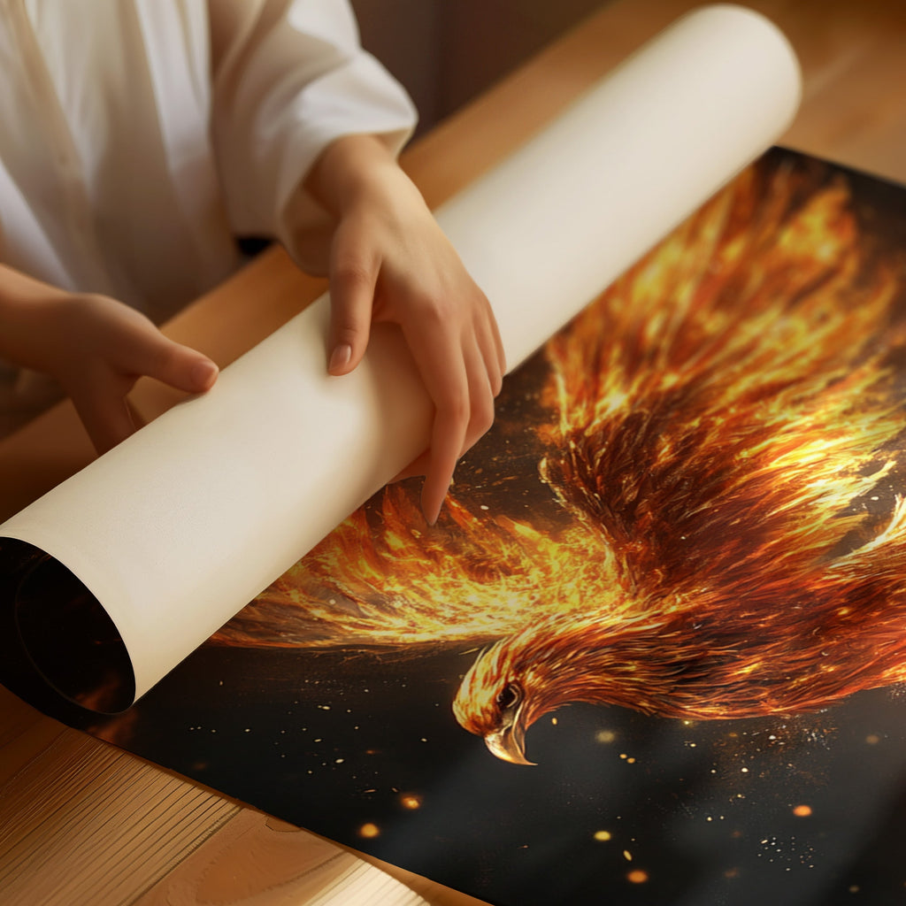 Phoenix's Fiery Ascend
