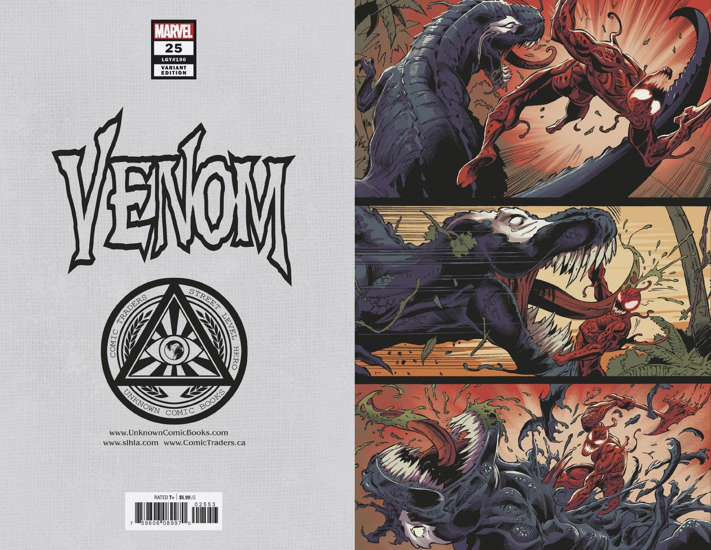 VENOM #25 UNKNOWN COMICS EXCLUSIVE 4TH PTG VIRGIN VAR (09/23/2020)