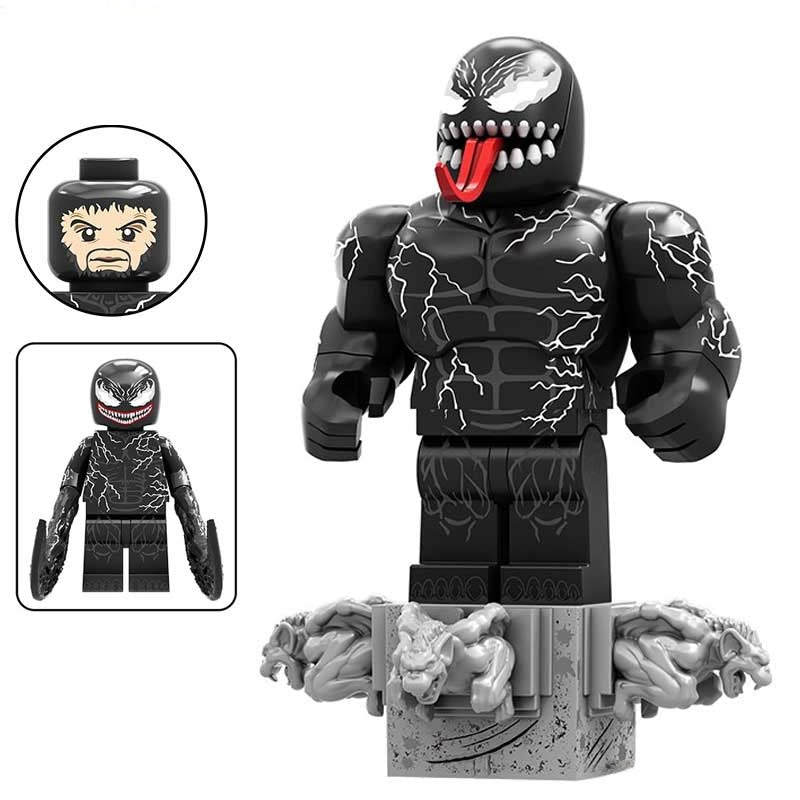 Venom from Spider-Man Lego Minifigures Custom Toys 4