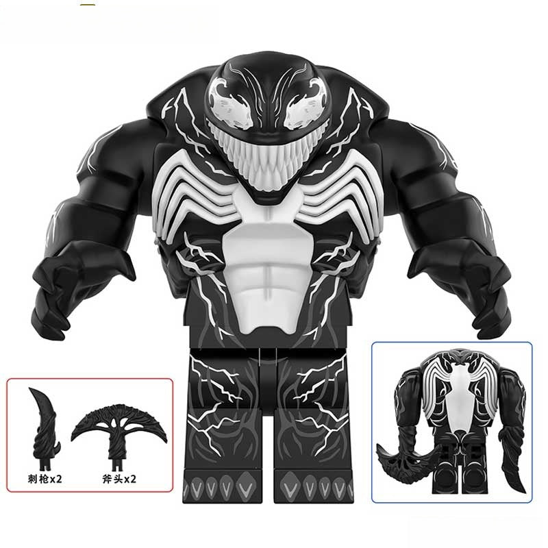 Venom from Spider-Man Lego Minifigures Custom Toys 5