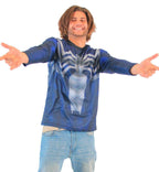 Venom Symbiote Sublimated Adult LONG SLEEVE Costume T-Shirt - S