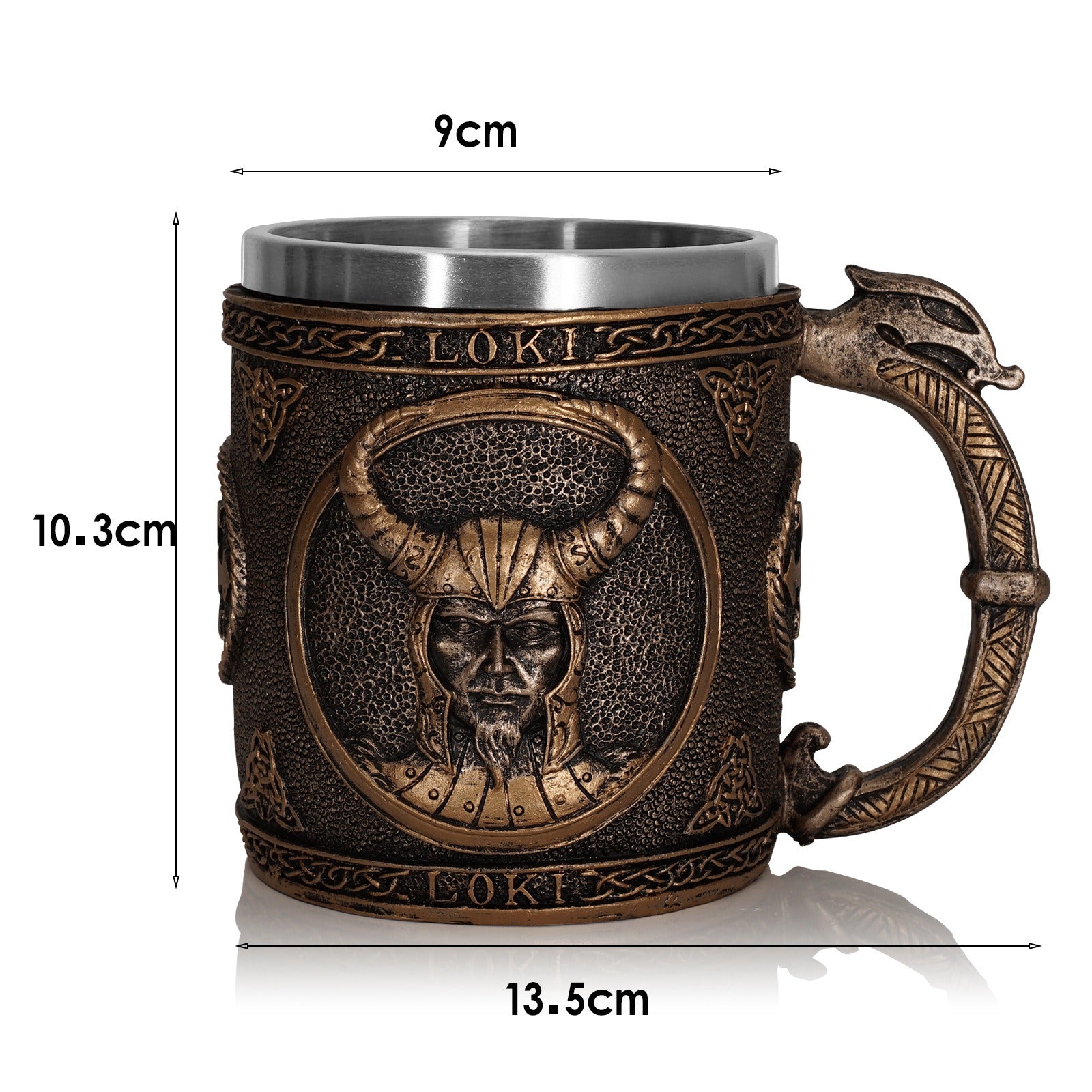 Viking Beer Cup Stainless Steel Inner Tank