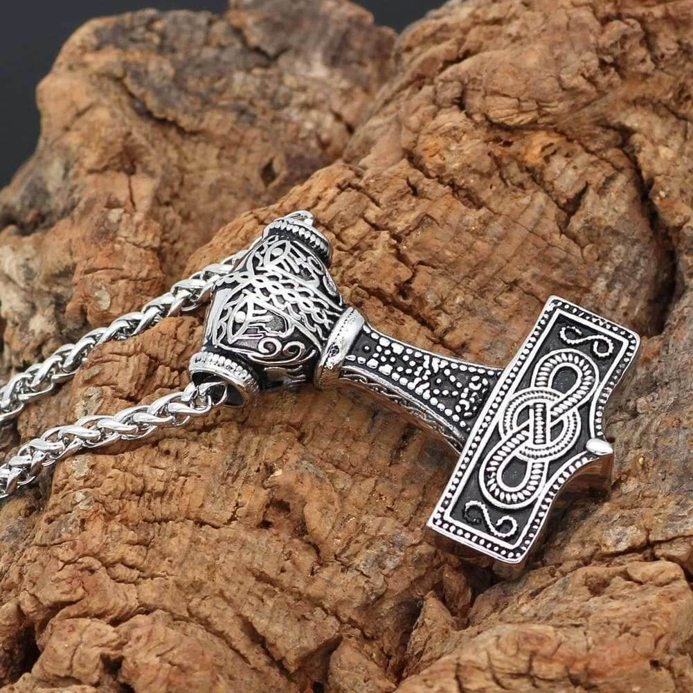 Vikings Mjölnir Stainless Steel Necklace - 