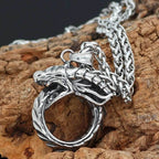 Vikings Dragon Stainless Steel Necklace - 