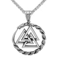 Vikings Jörmungandr Valknut Stainless Steel Necklace - 