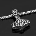 Vikings Thor's Hammer Stainless Steel Necklace - 