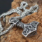 Vikings Thor's Hammer Stainless Steel Necklace - 