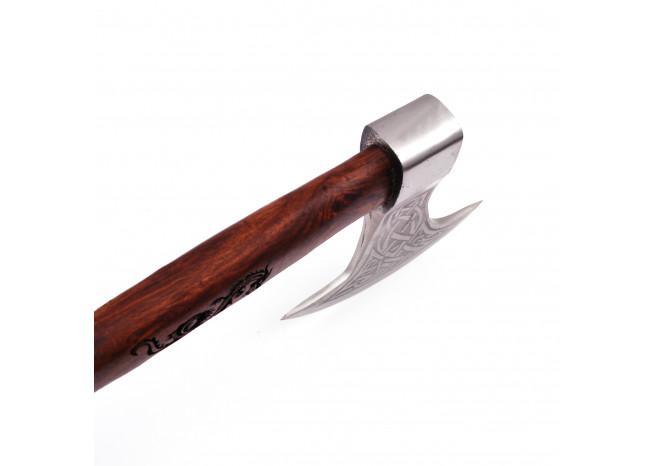 Viking Dragon Slayer Norse Dane Battle Axe | Engraved Handle 