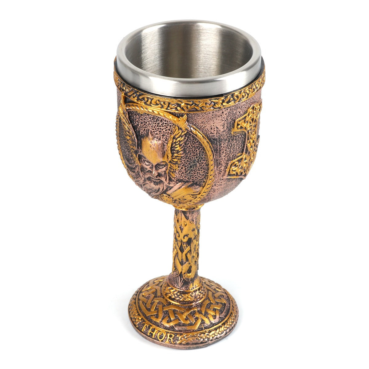 Viking Goddess stainless steel resin tall cup