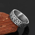 Vikings Rune Stainless Steel Ring - 9