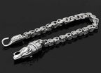 Vikings Fenrir Wolf Stainless Steel Bracelet - 19 CM / 7.4 INCHES